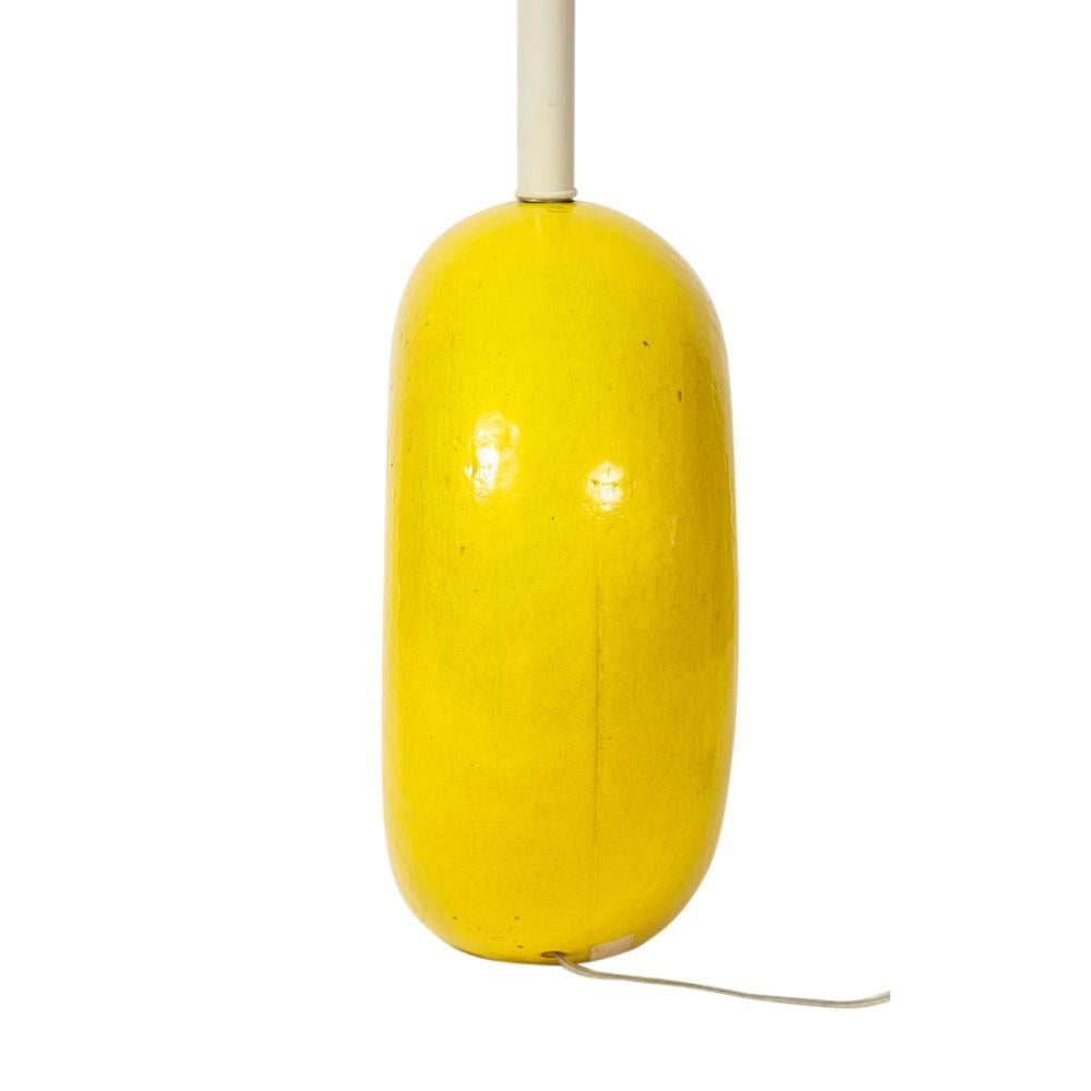 Bitossi Table Lamp, Ceramic, Yellow, Signed 5