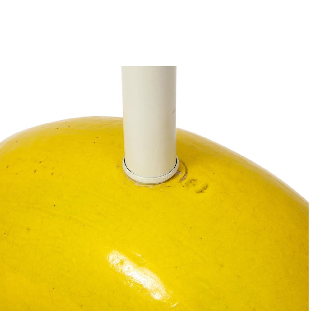 Bitossi Table Lamp, Ceramic, Yellow, Signed 8