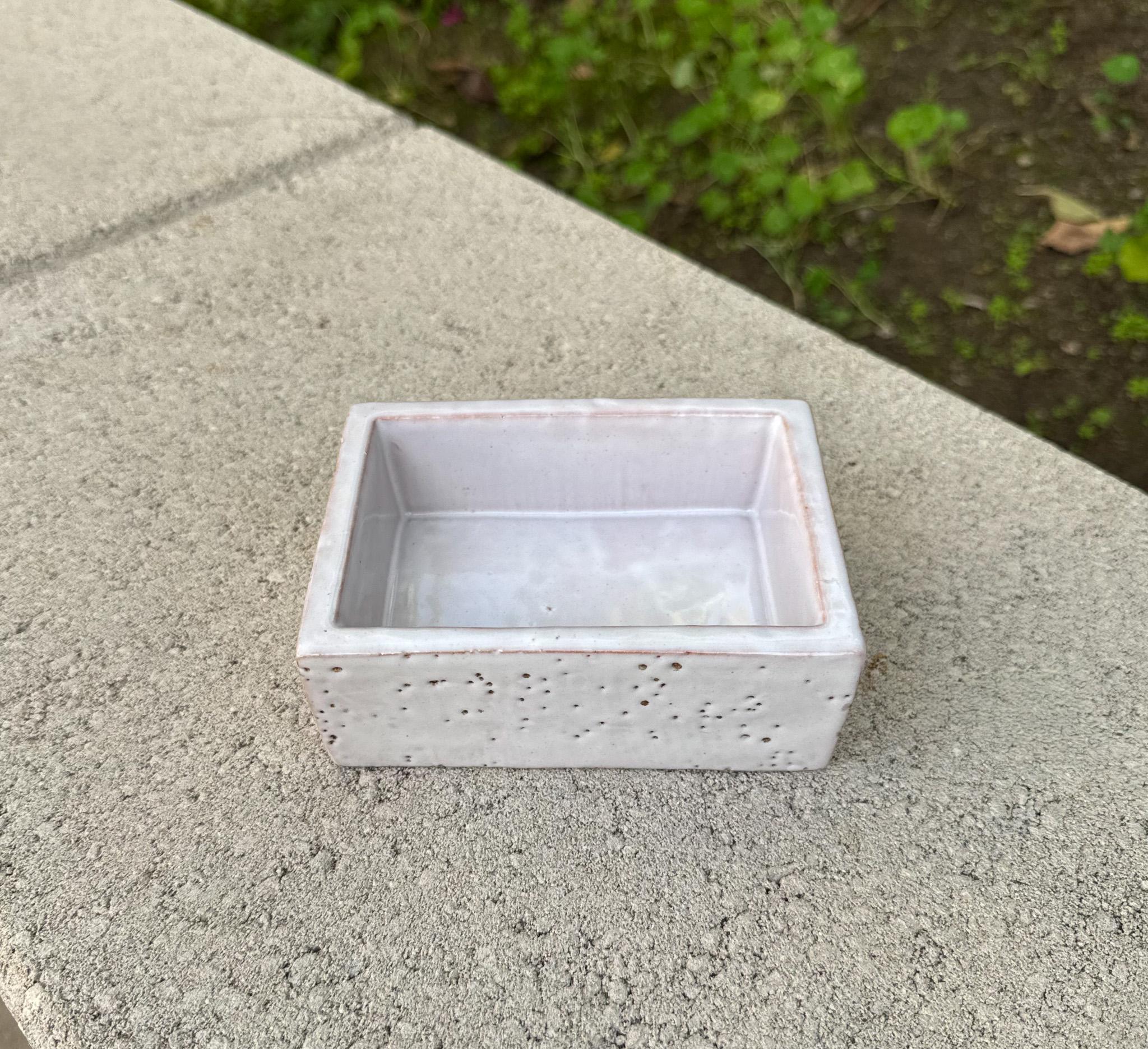 Boîte à couvercle en céramique de Bitossi, Italie, c.1955 en vente 4