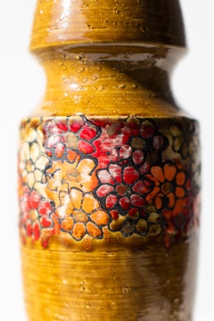 Bitossi Multi Color Flower Vase for Rosenthal Netter