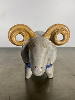 Bitossi Ram, by Aldo Londi, circa 1965, Italy, Raymor