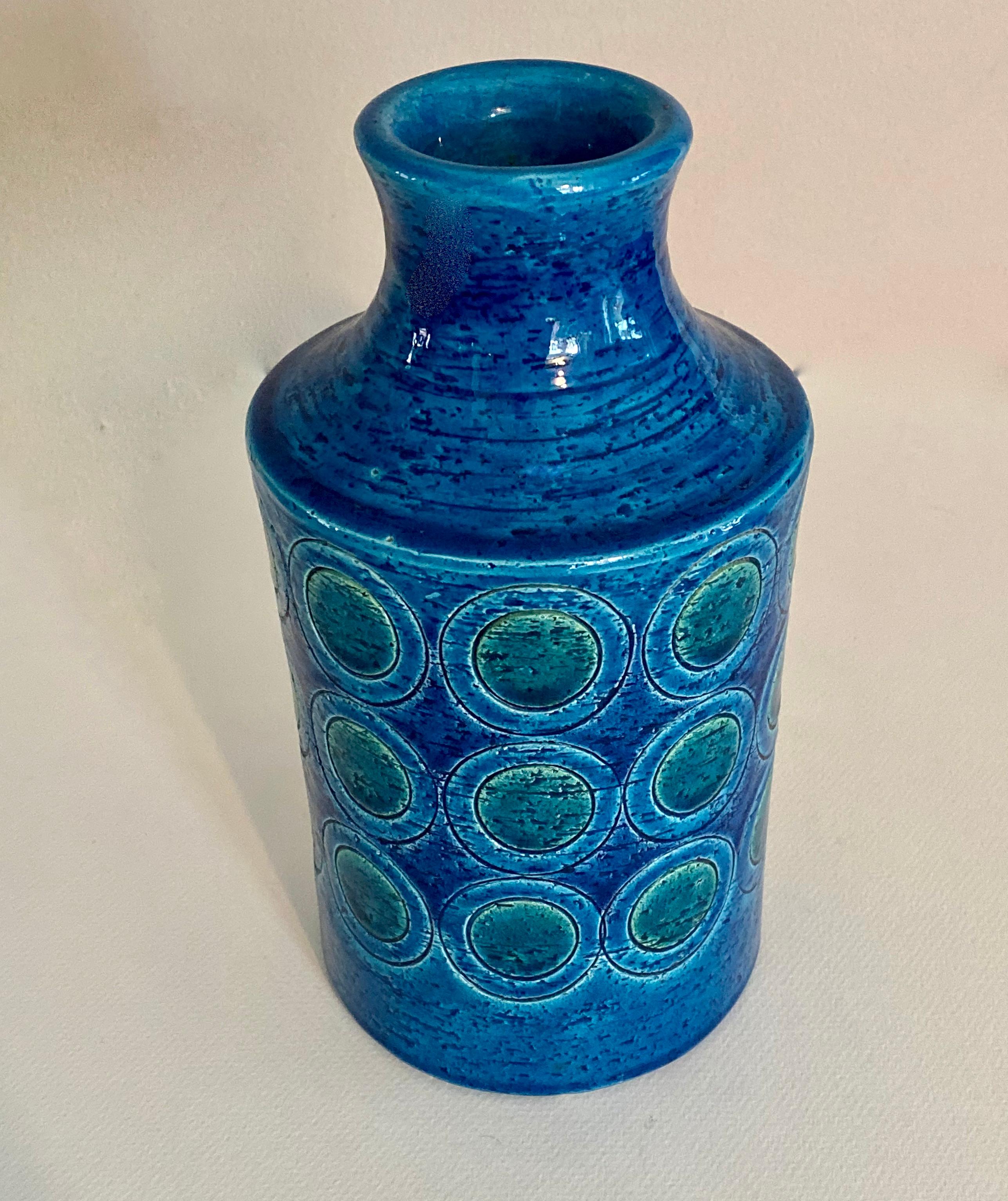 bitossi rimini blue vase