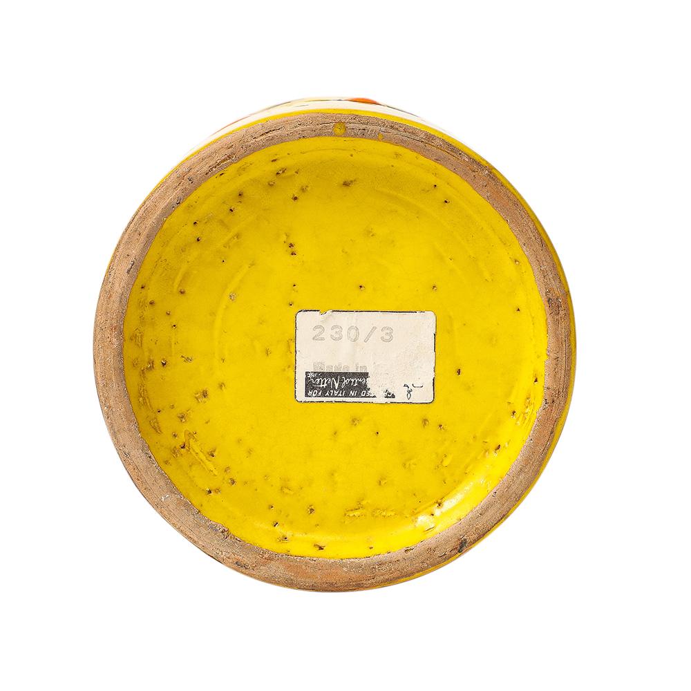 Bitossi Rosenthal Netter Vase, Ceramic, Onion, Yellow, Orange, Brown, Signed For Sale 8