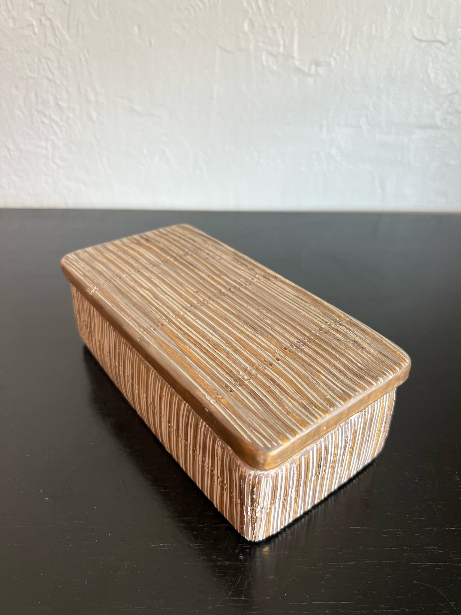 Bitossi Seta Ceramic Lidded Box 1