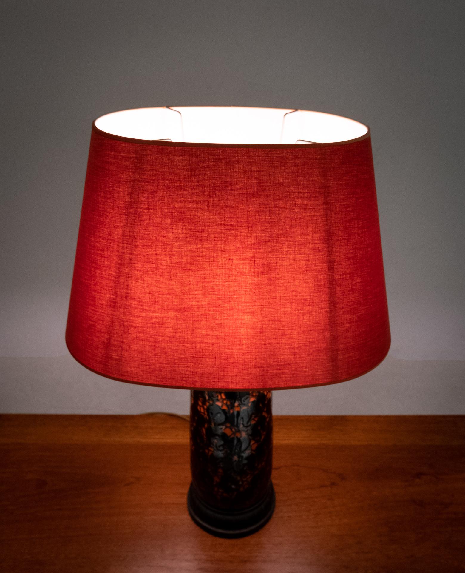 Bitossi Style Art Deco Table Lamp 1