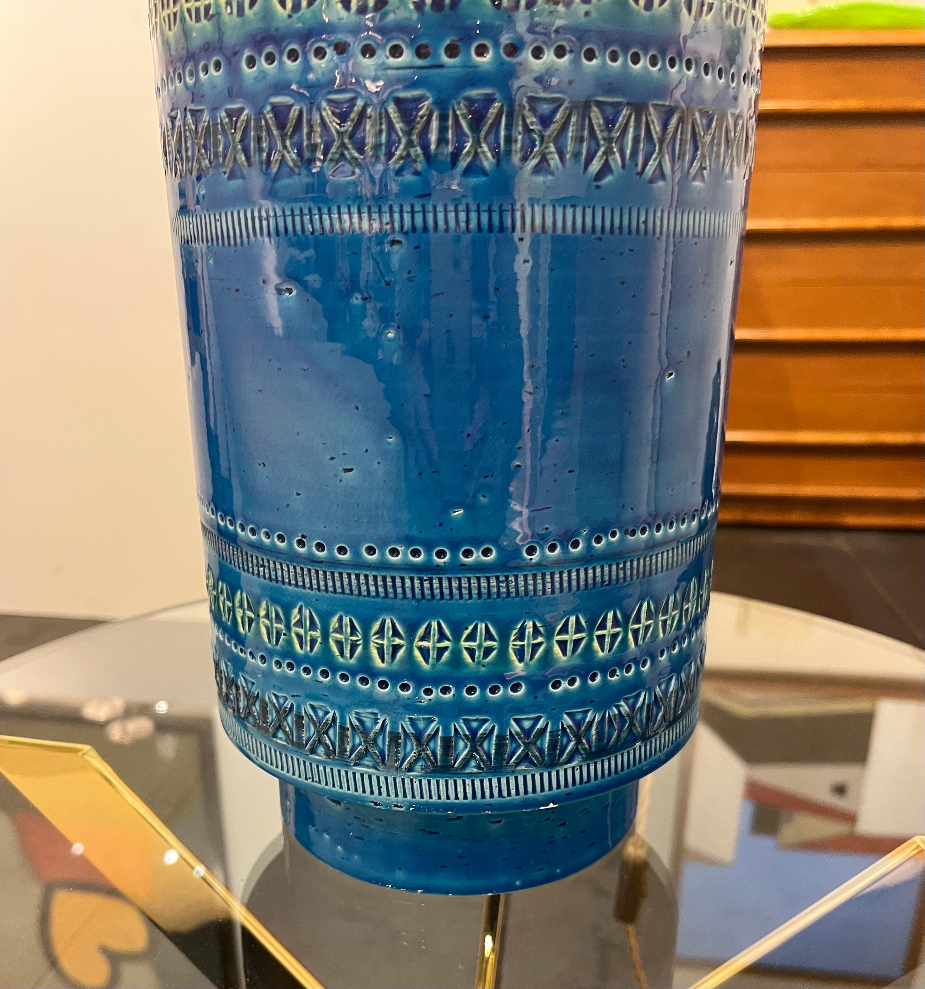 Smaltato Bitossi, table lamp in vendita
