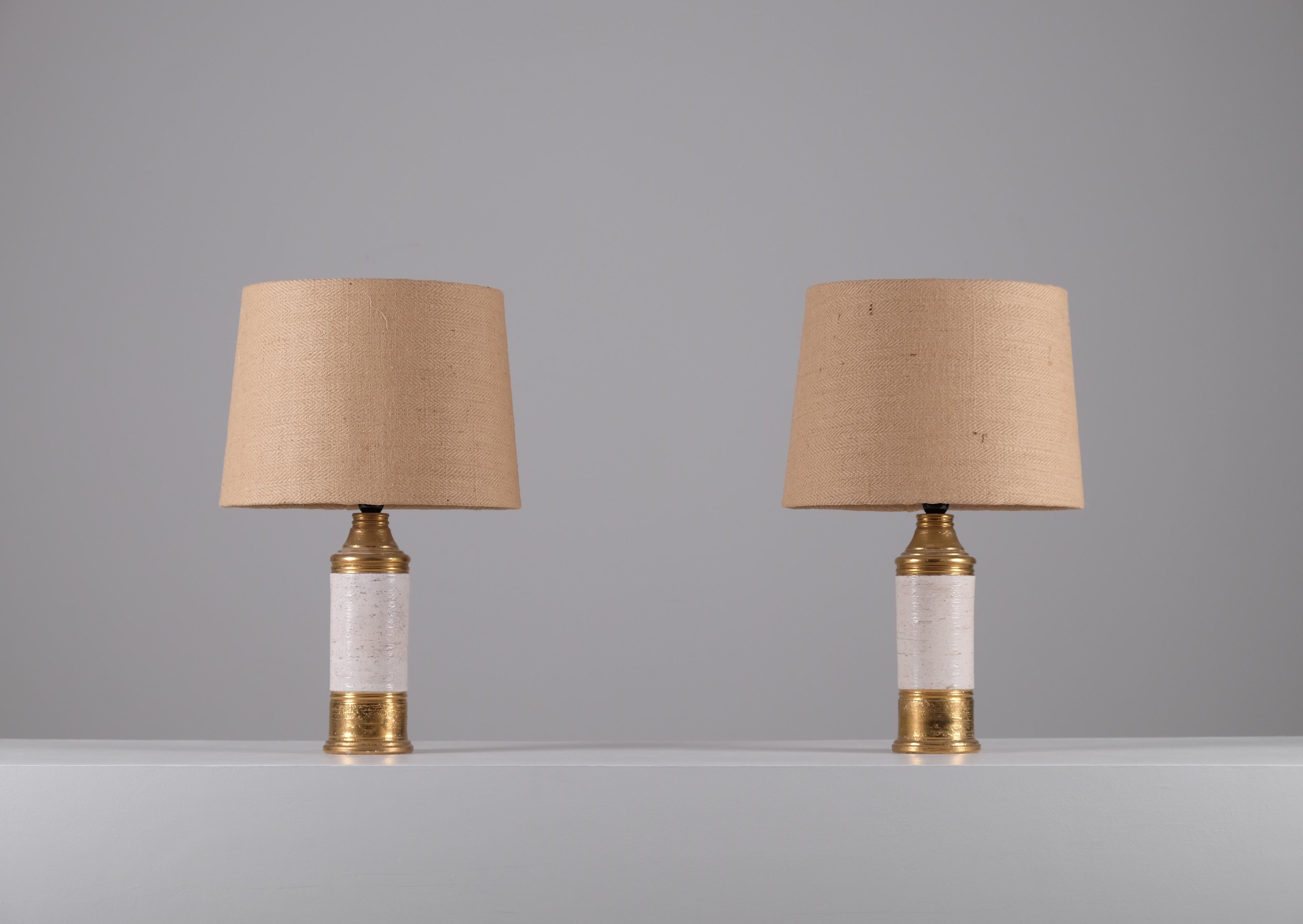 Scandinave moderne Lampes de table Bitossi, Italie, années 1970 en vente