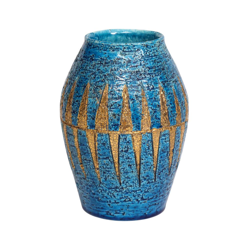 Bitossi Geometric Postmodern Ceramic Vase at 1stDibs