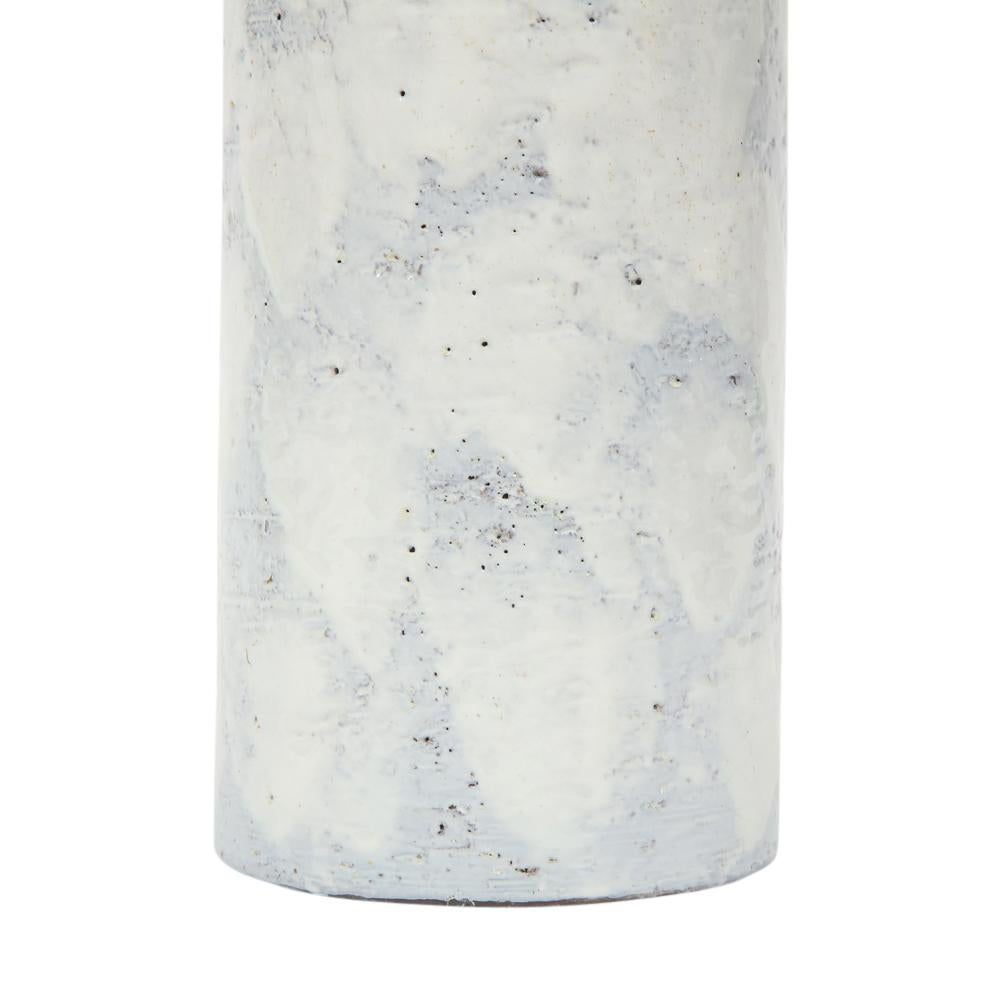 Vaso Bitossi, ceramica, bianco e marrone, firmato in vendita 1