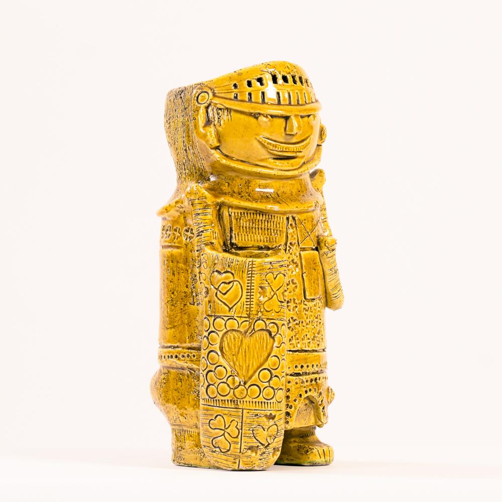 Bitossi yellow vase sculpture, 1970s 4