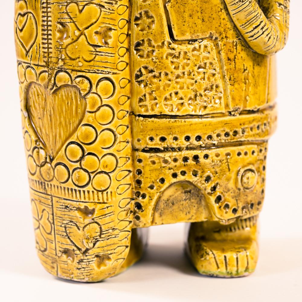 Bitossi yellow vase sculpture, 1970s 9