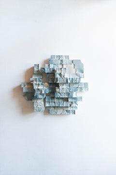 BITSCAPE - 1 - Contemporary South Korean Ceramic Wall Sculpture by Moon Seop Seo