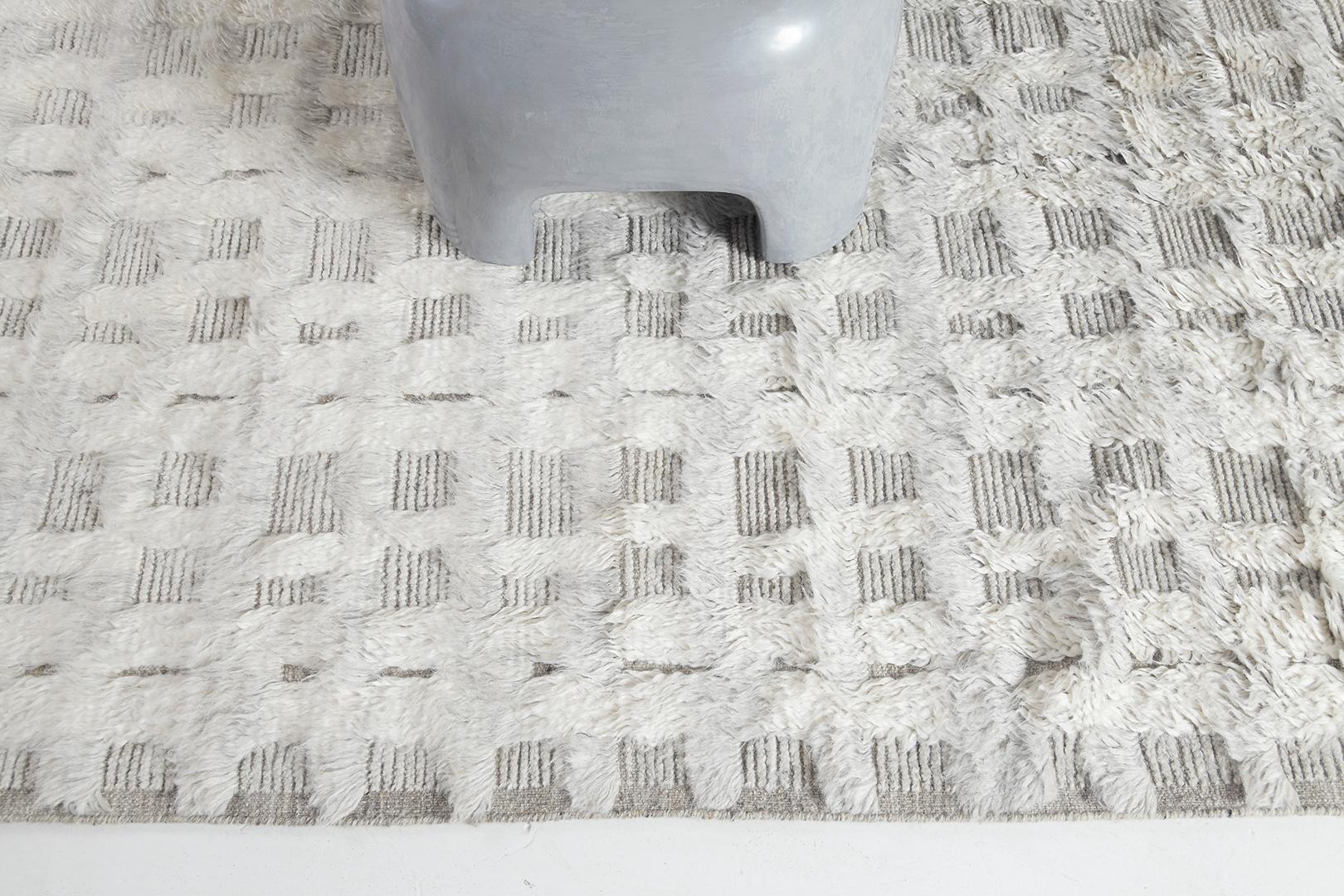 Bittern features a contemporary design that can establish a flexible vision towards the end interiors. Its neutral tones embossed wool nourishes a warm and cozy home that will complement every color scheme. Sandpiper collection designed in Los