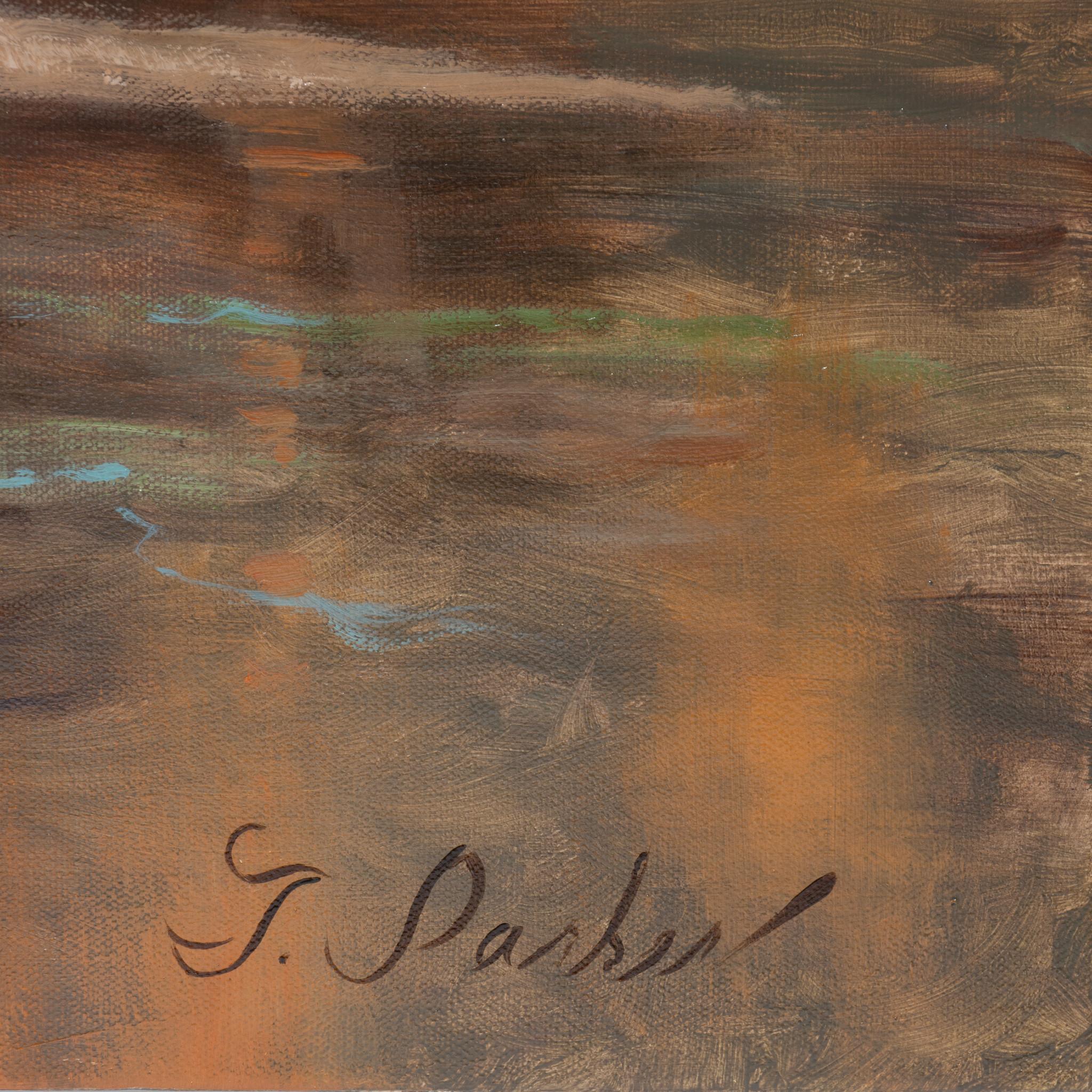 American Bitterroot Original Oil Painting by Greg Parker For Sale