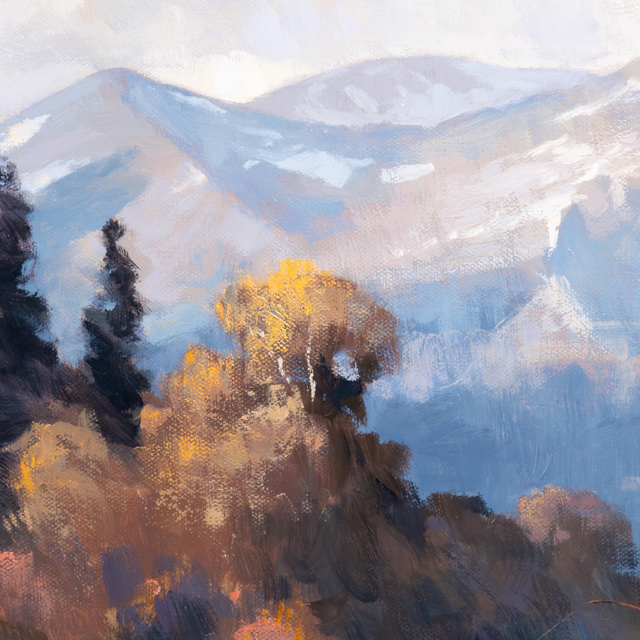 Bitterroot Original Oil Painting by Greg Parker In New Condition For Sale In Coeur d'Alene, ID
