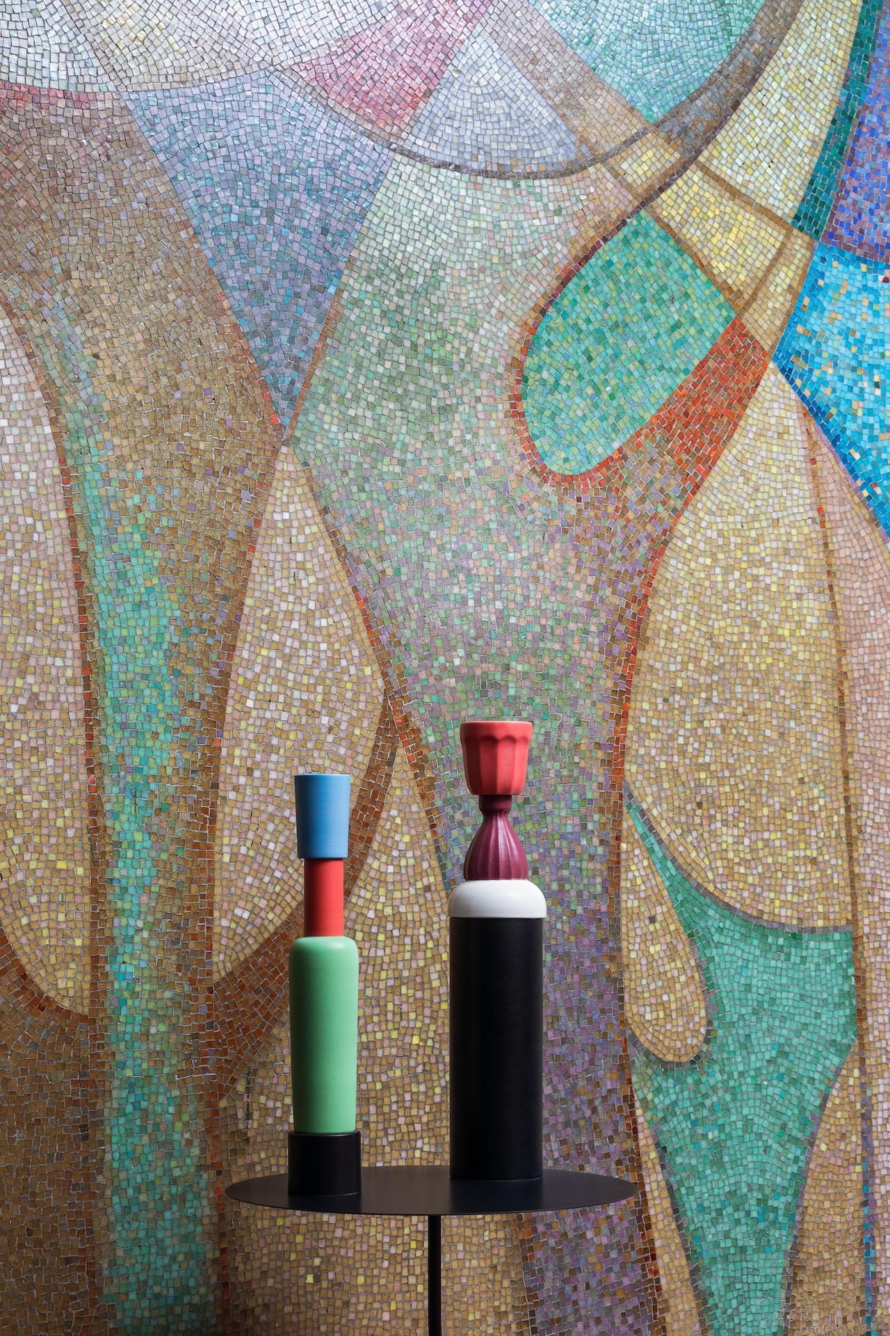 Bittosi  Azzurro Opaco Vaso de Nathalie du Pasquier en venta 1