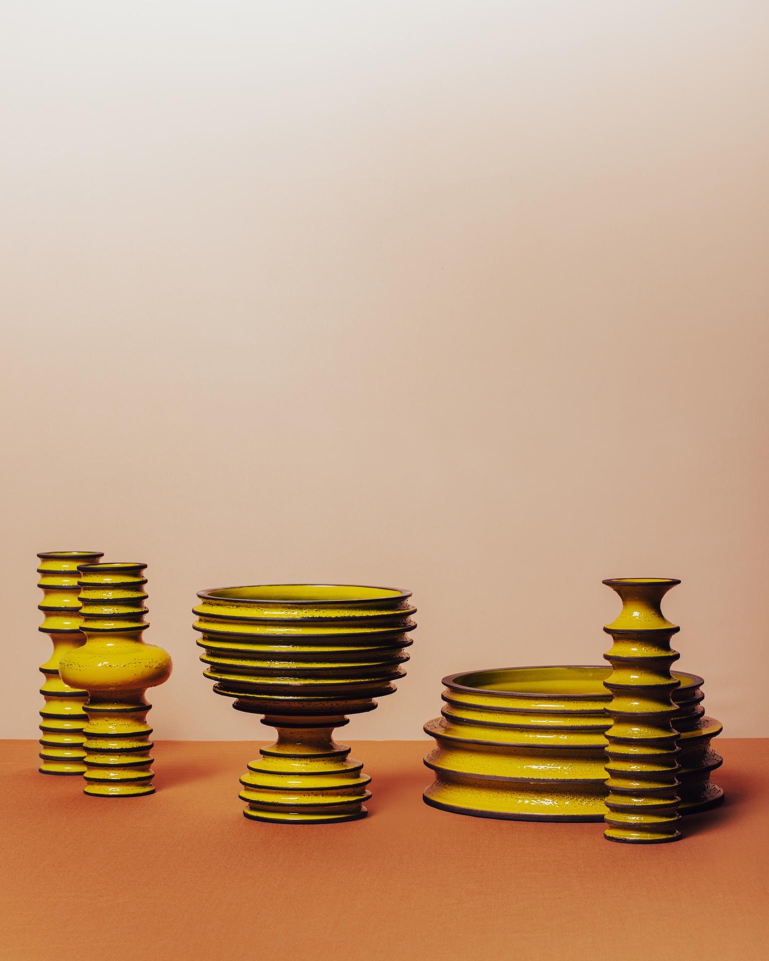 Bittosi Revolvervase aus Keramik von Christoph Radl im Angebot 9