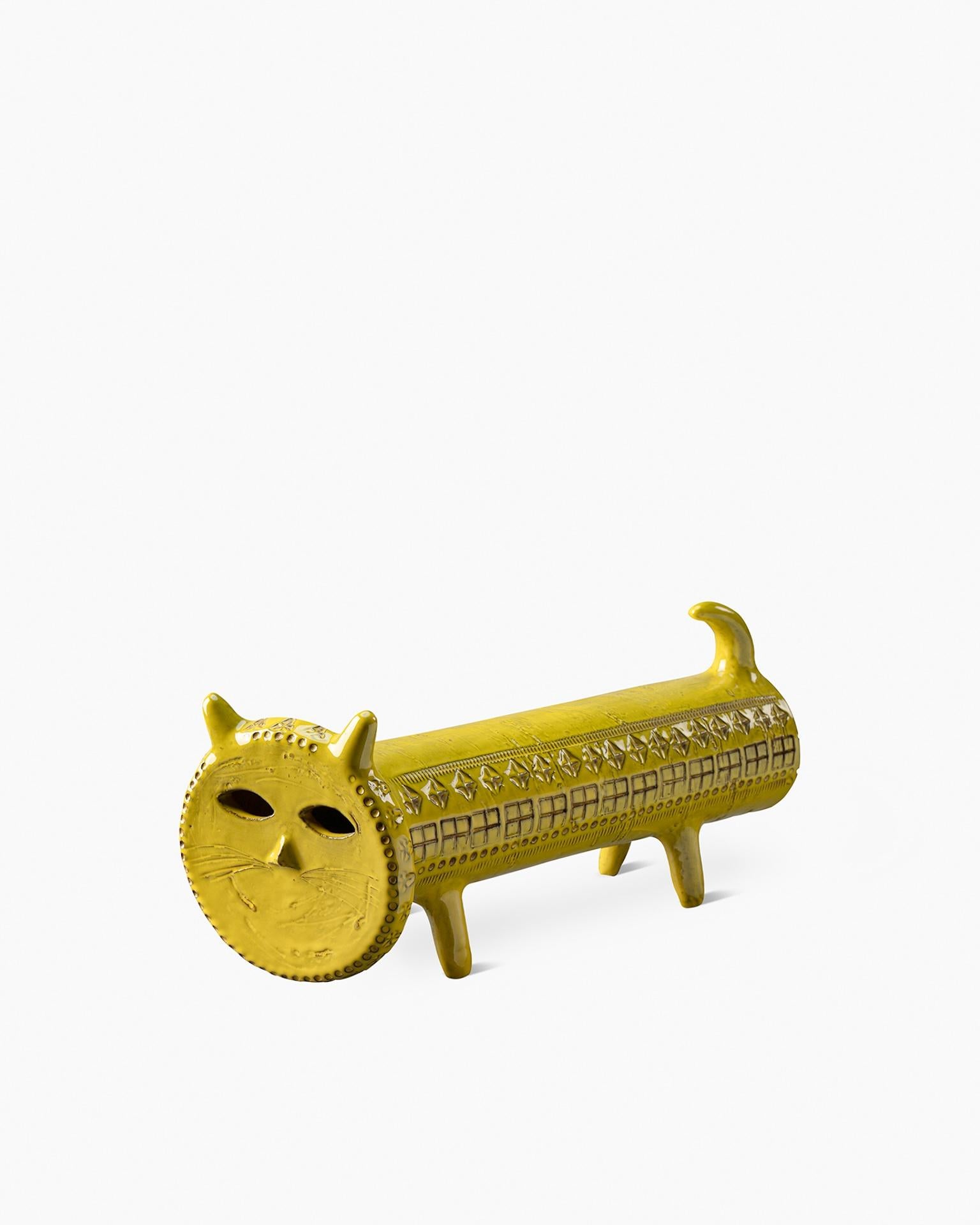 Bittosi Limitierte Auflage Figur in Katzenform von Aldo Londi im Zustand „Neu“ im Angebot in New York, NY