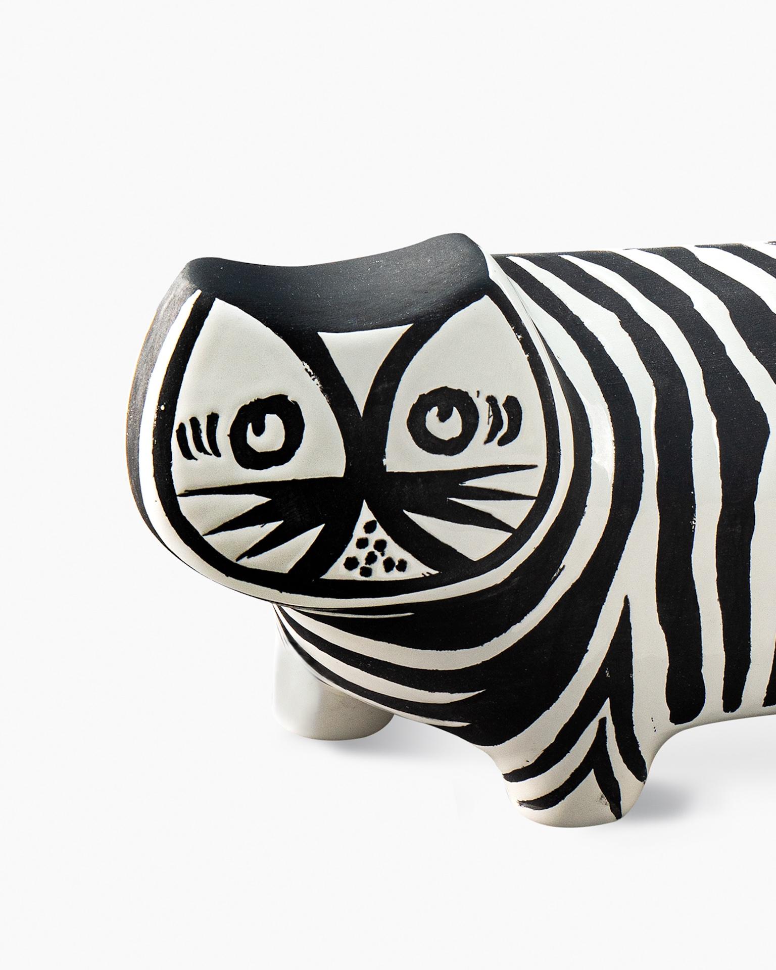 Bittosi  Limitierte Auflage Keramik Tiger Katze von Aldo Londi im Zustand „Neu“ im Angebot in New York, NY