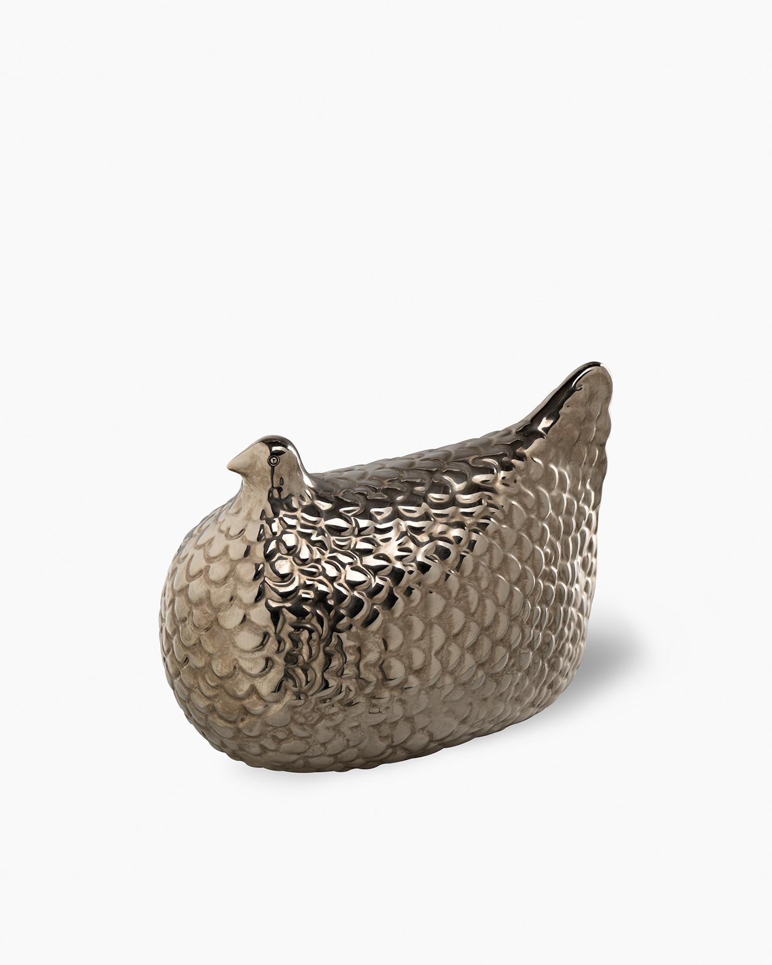 Bittosi  Edición limitada de 149 figuras de cerámica con forma de gallina de Aldo Londi Italiano en venta