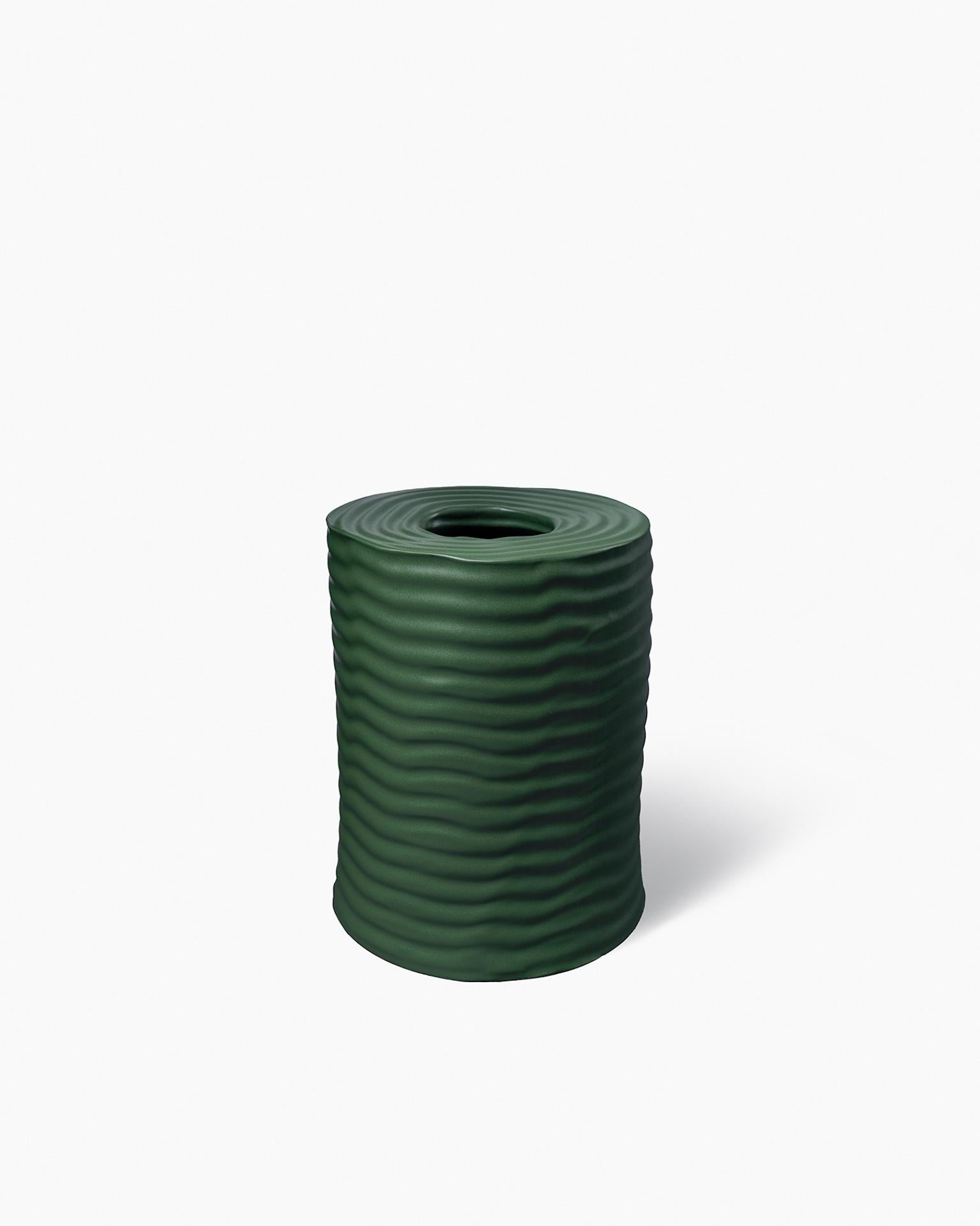 Italian Bittosi Wiggle Ceramic Vaso by Max Lamb For Sale