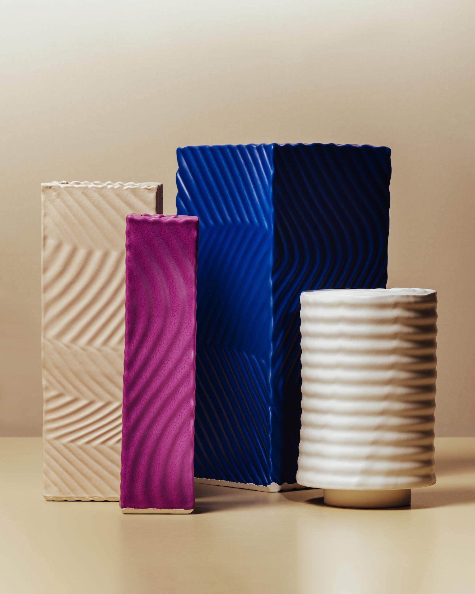 Bittosi Wiggle Ceramic Vaso by Max Lamb For Sale 3