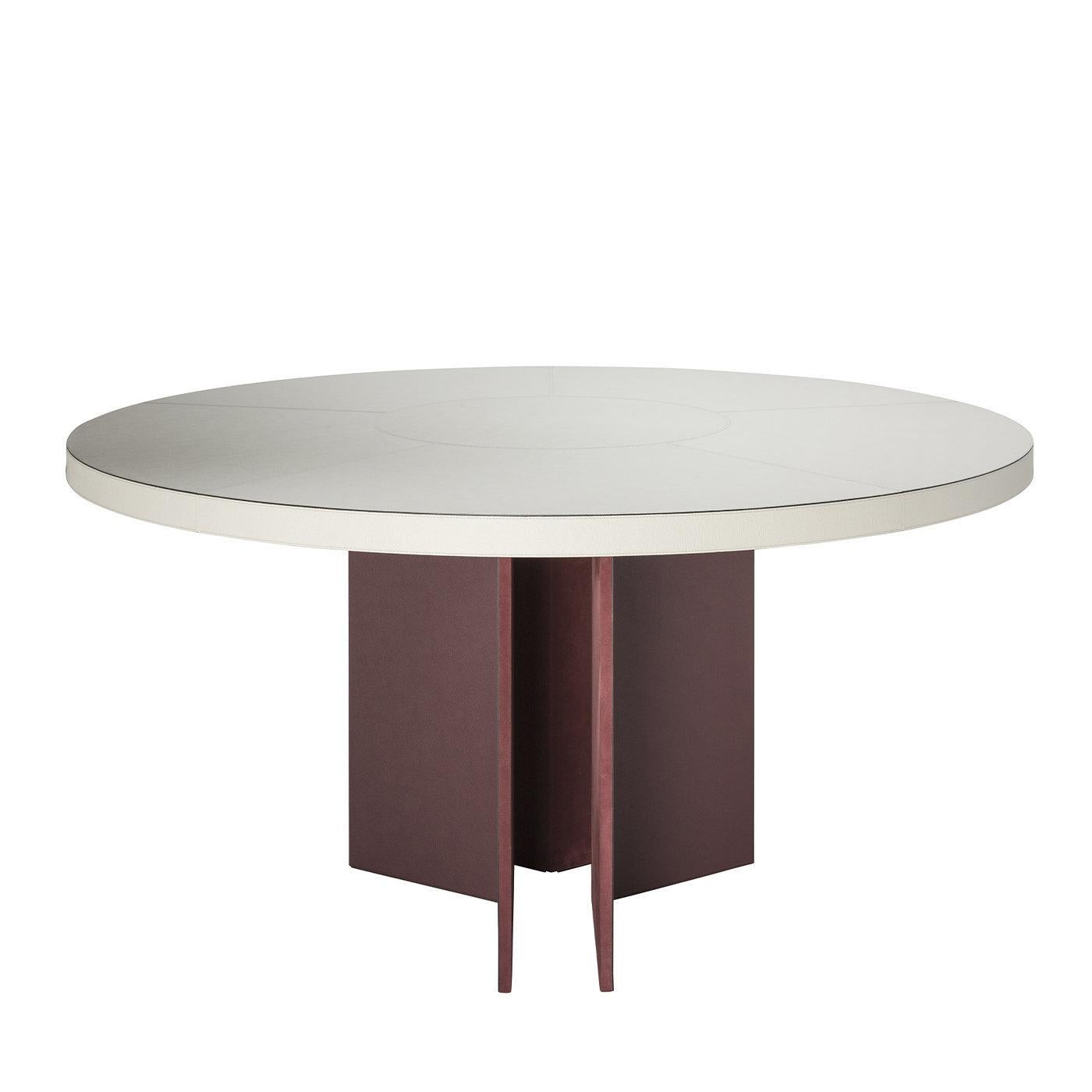 italien Table de salle à manger ronde Bivio par Giobagnara en vente