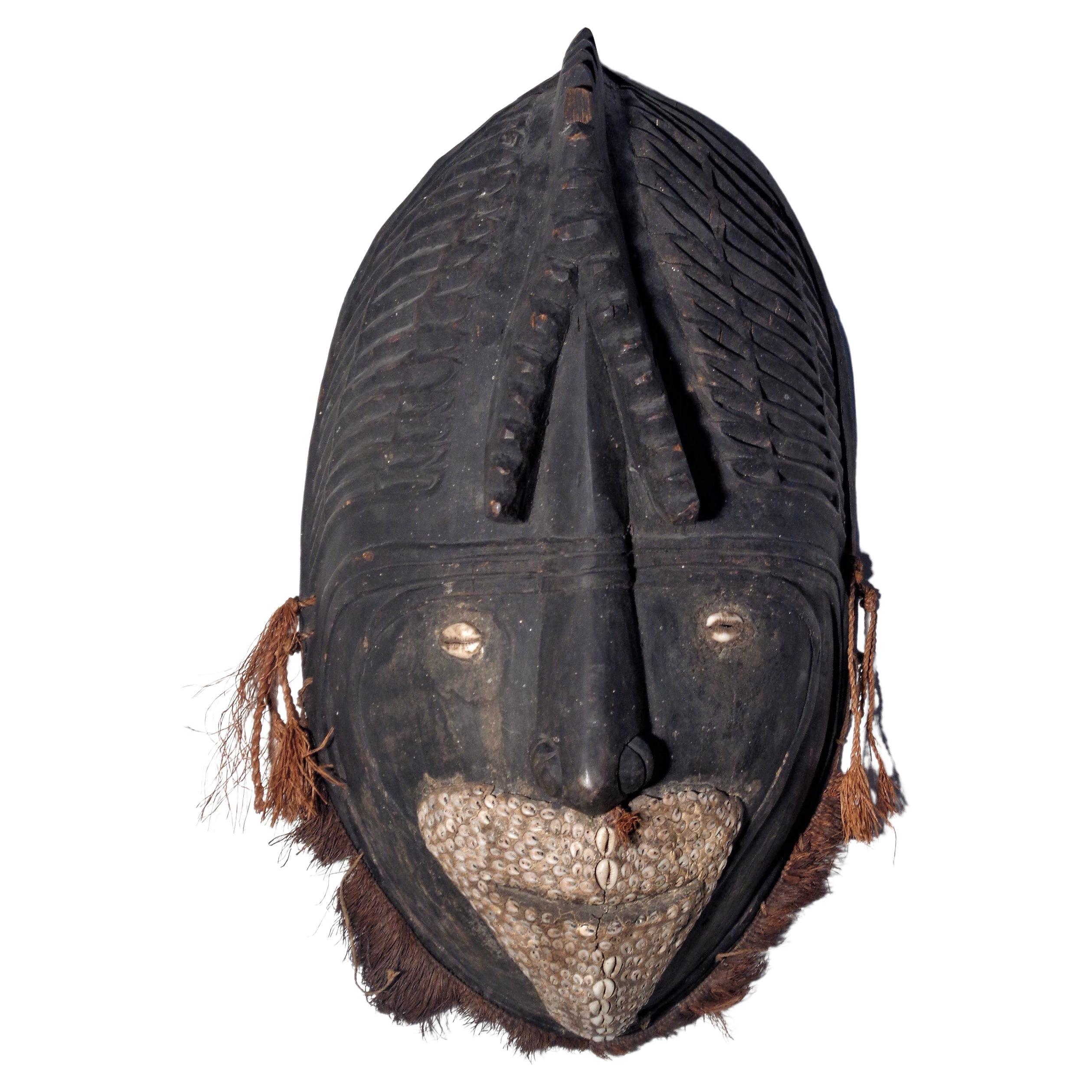20th Century Biwat People Ancestral Mask Papua New Guinea, Circa 1980 For Sale