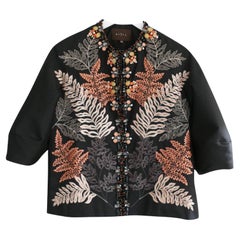 Biyan Katrina Embellished & Embroidered Taffeta Jacket