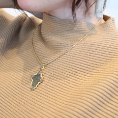 BIZANTINE 1775 Orthodox Cross In Copper 18Kt Vermeil Sterling And Diamonds