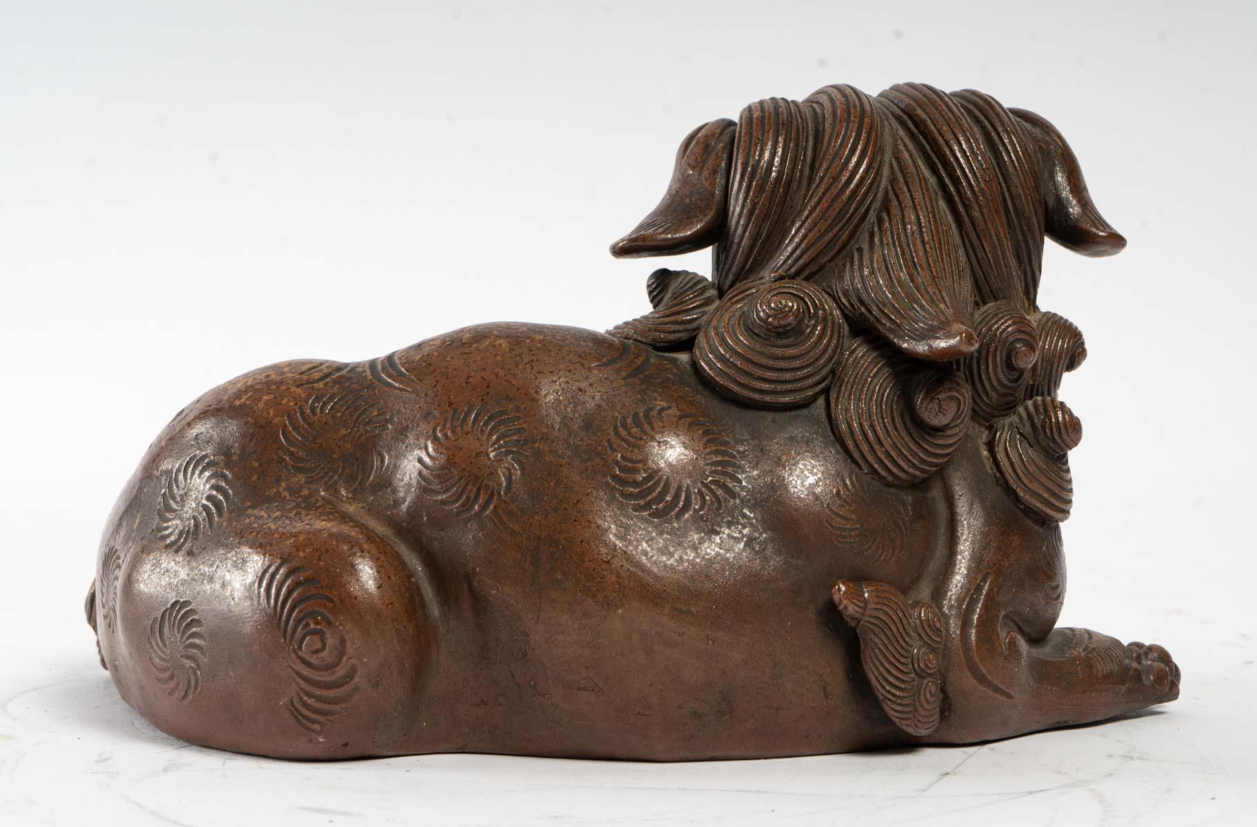 Bizen Pottery Shishi, Japan, 19th Century 1