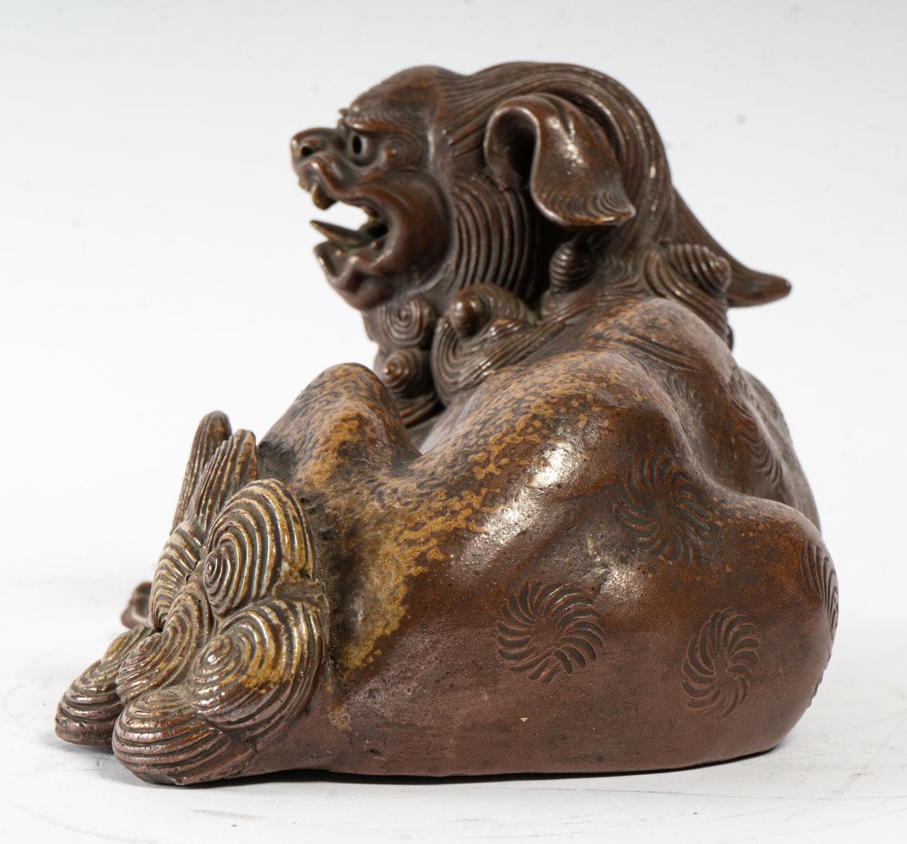 Bizen Pottery Shishi, Japan, 19th Century 2