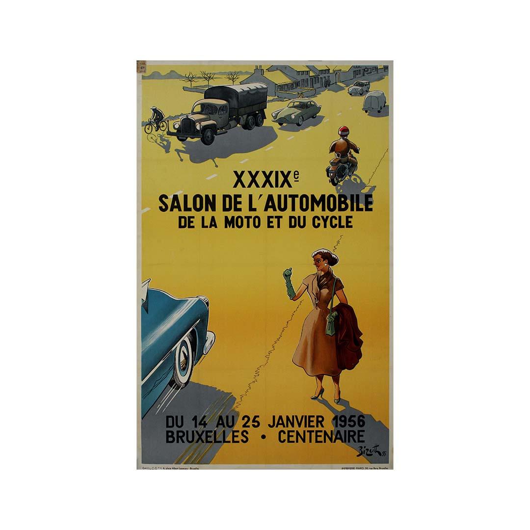 The XXXIXe Salon de l'Automobile, de la Moto et du Cycle held in Bruxelles For Sale 2