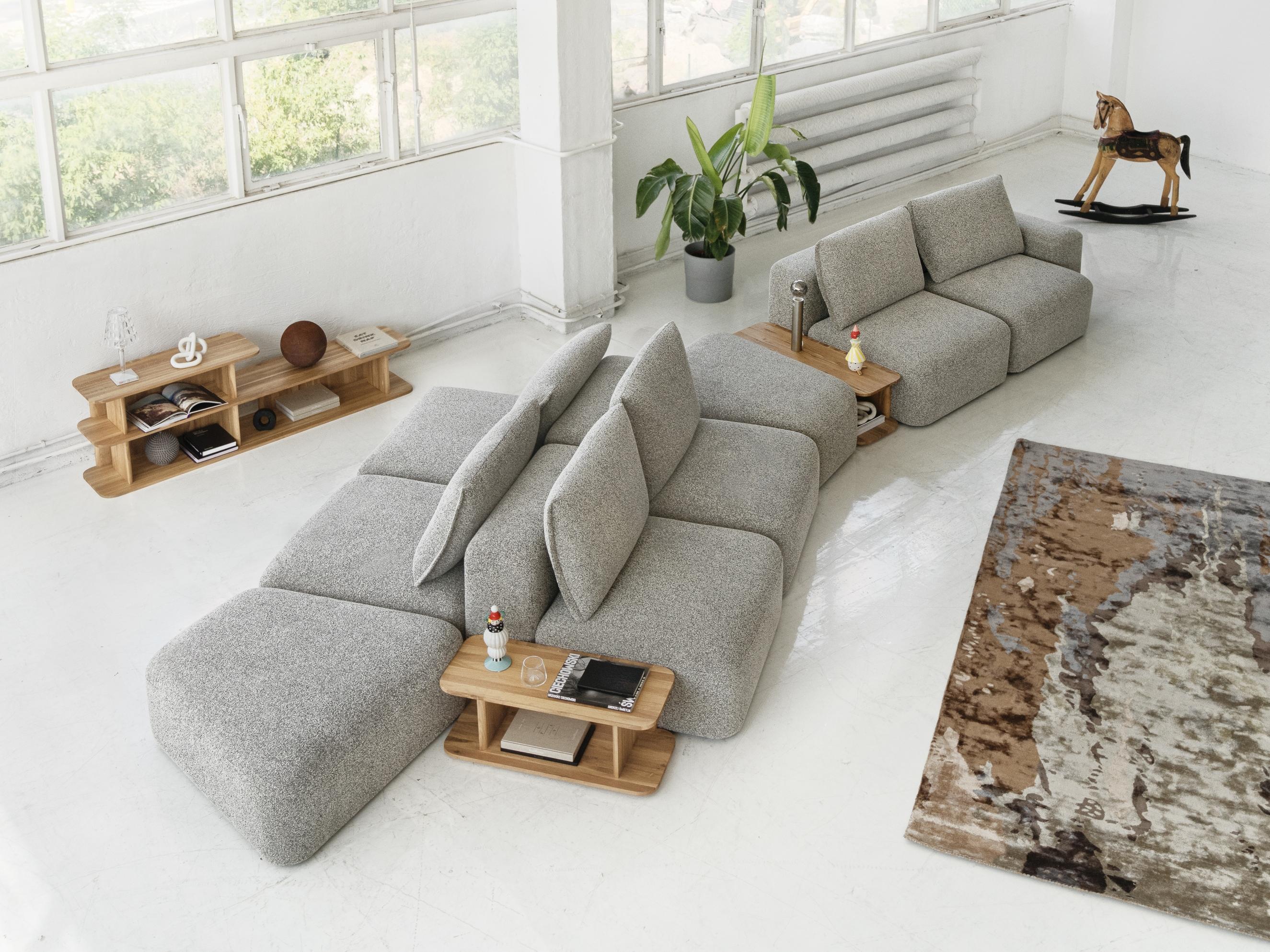 BIZZARTO DUNE modular sofa with back to back seating For Sale 3