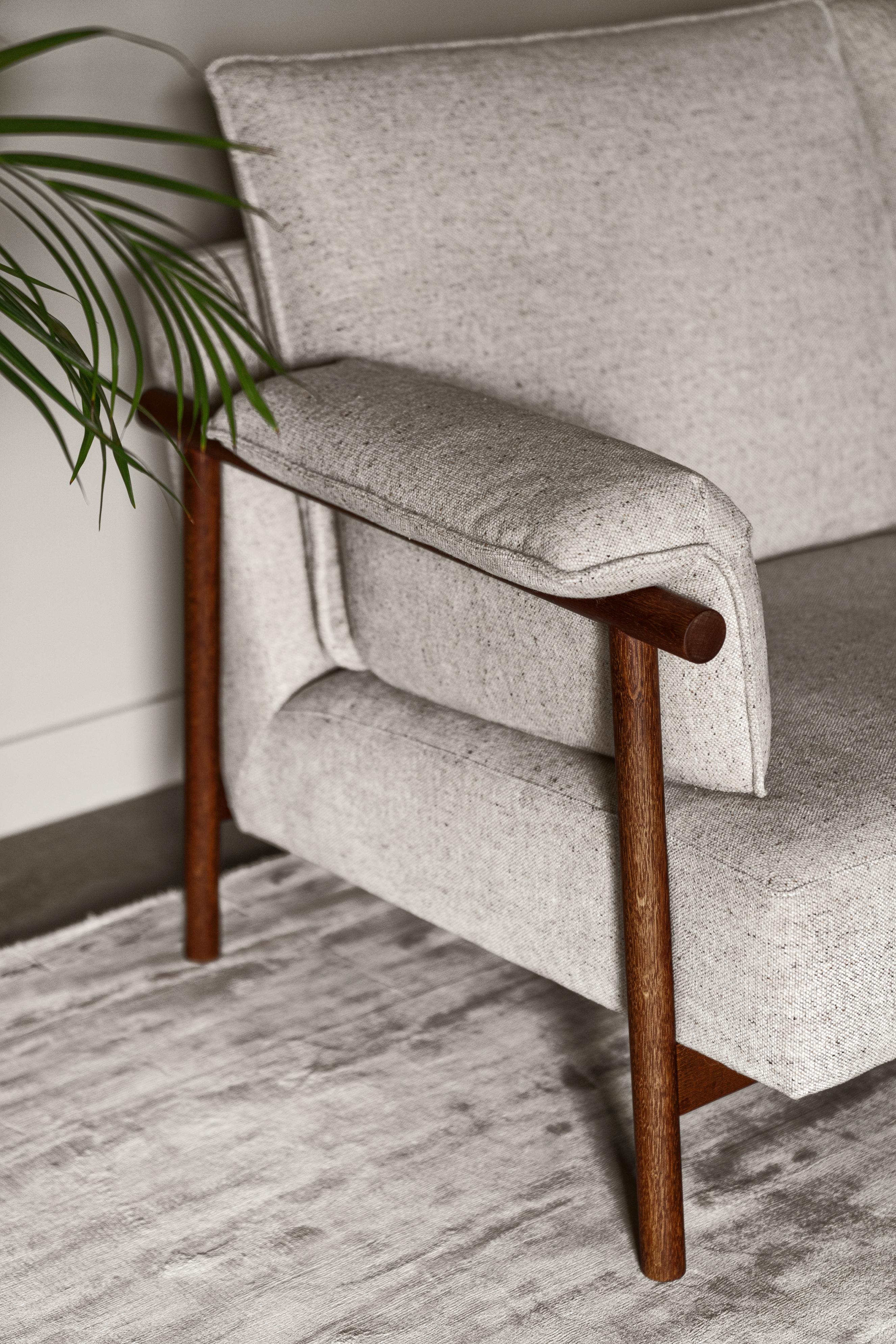 BIZZARTO TORII chair with oak frame en venta 1