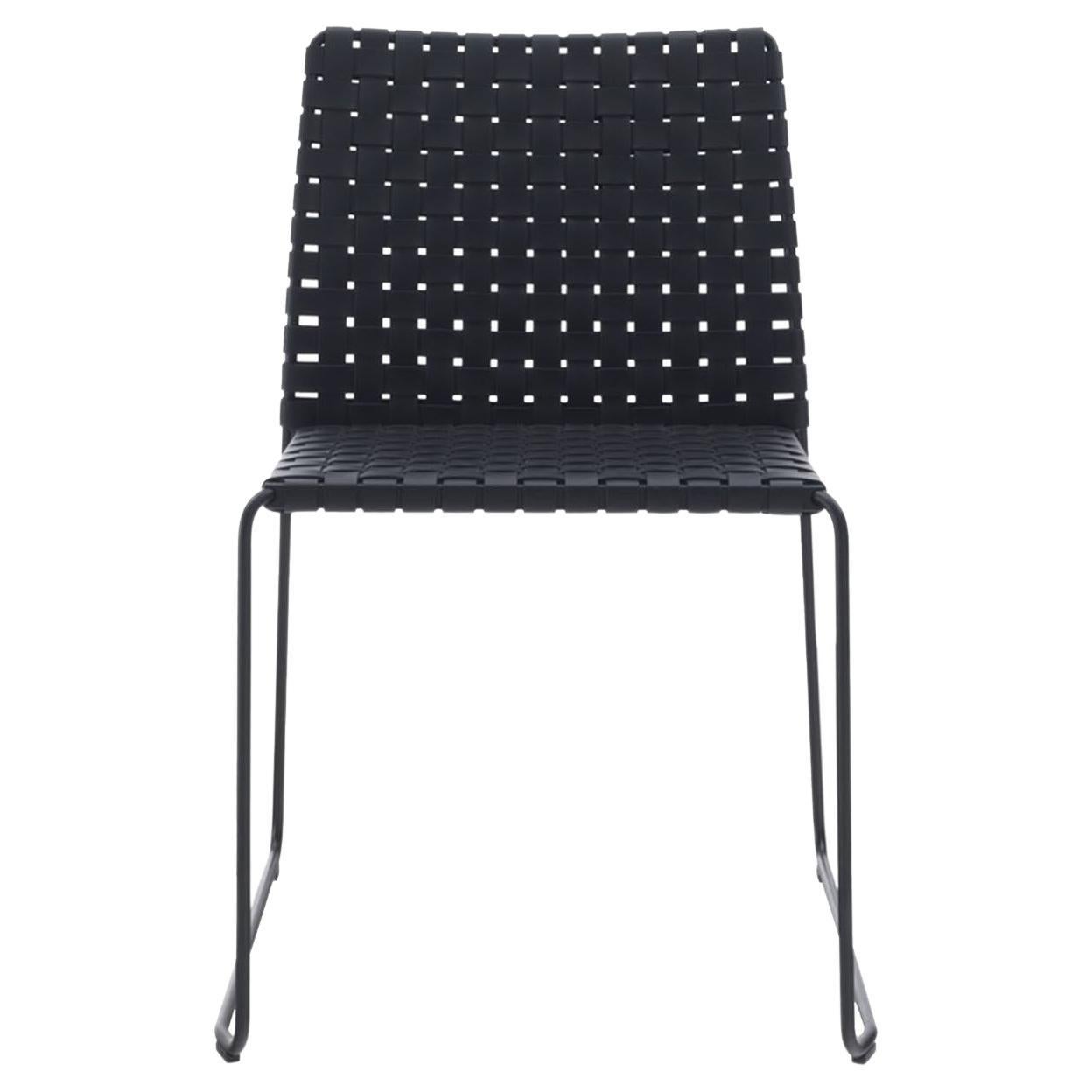 Bizzy Black Woven Chair For Sale