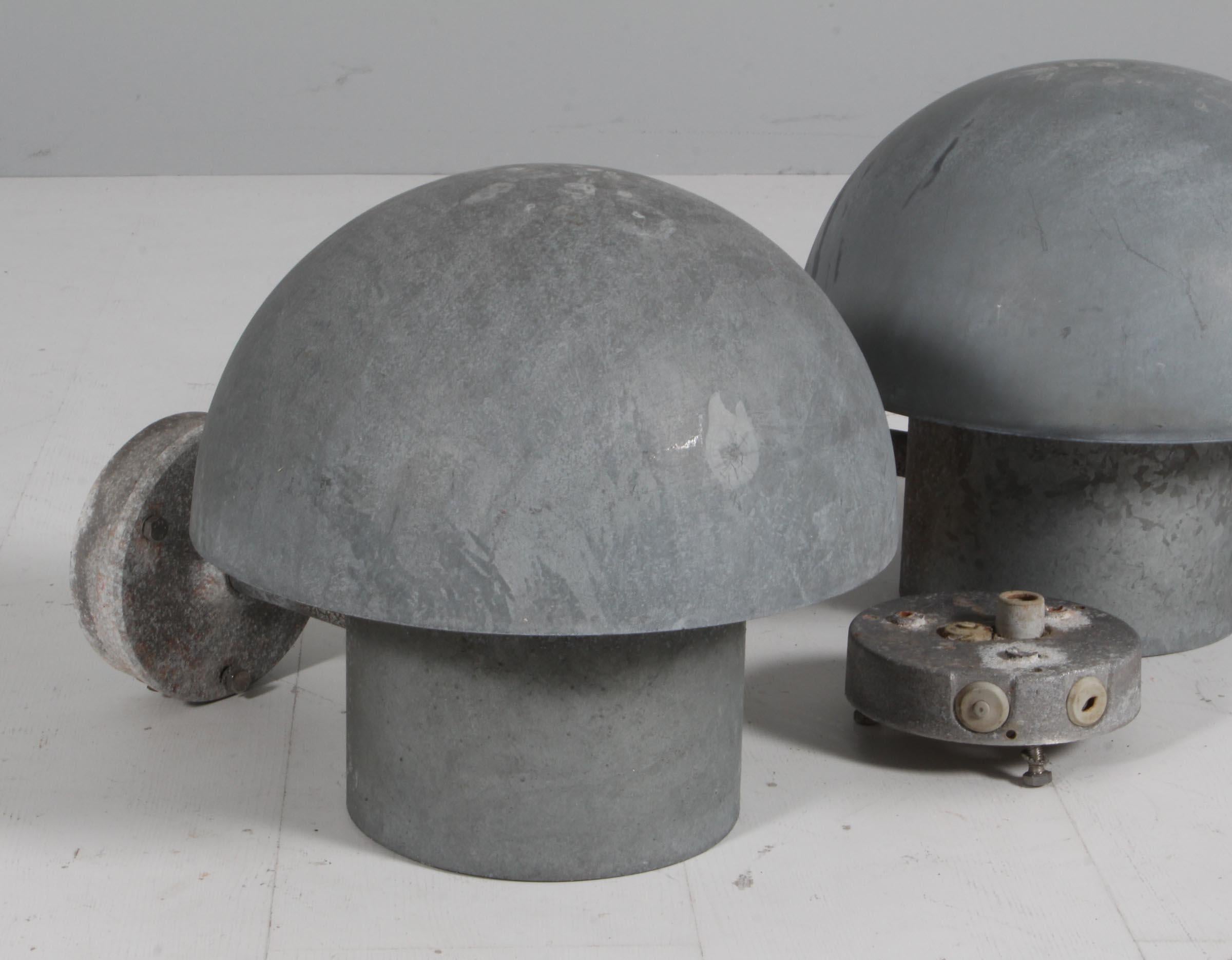 Scandinavian Modern Bjarne Bech Metal Outdoor Wall Lamps for Louis Poulsen, Denmark For Sale