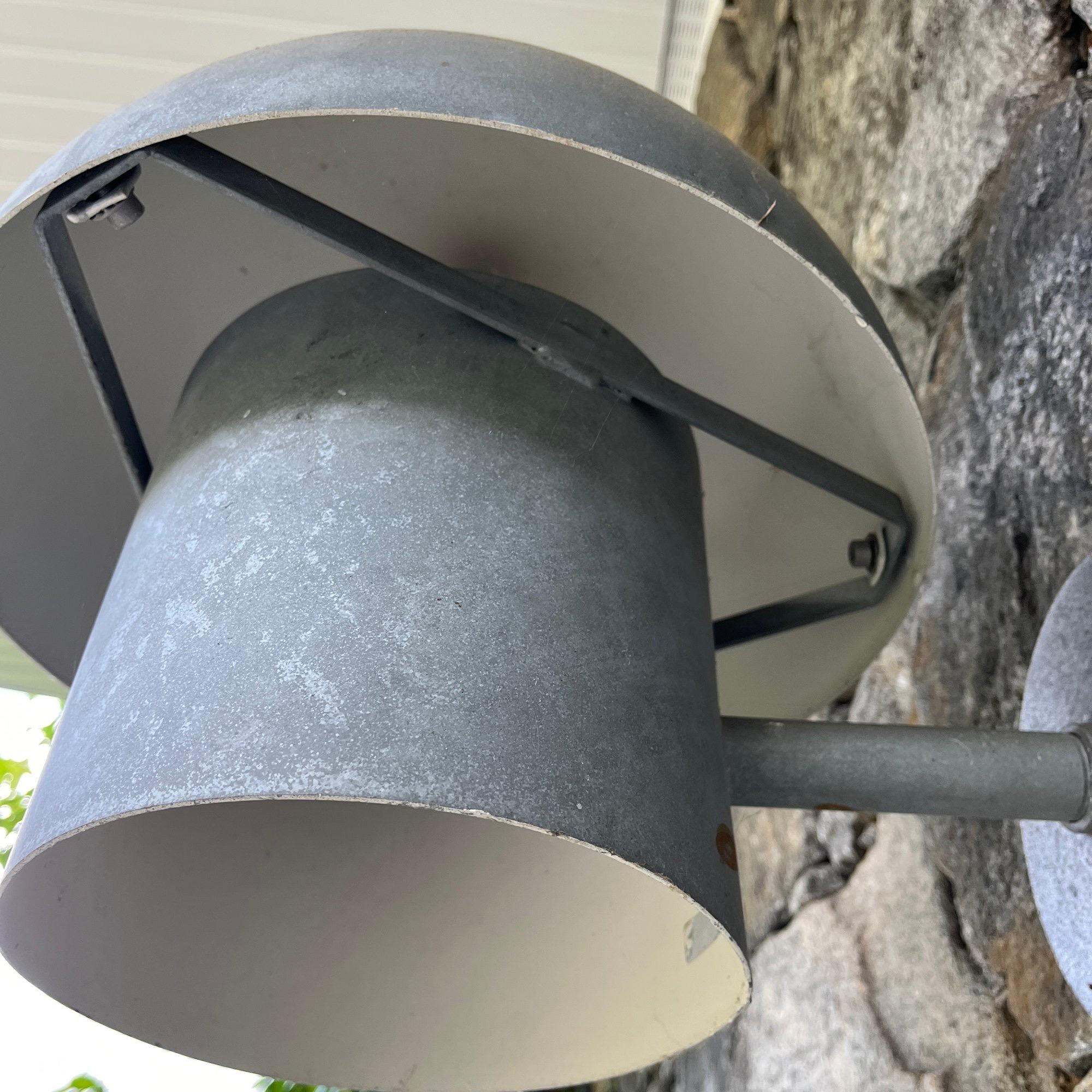 Mid-20th Century Bjarne Bech Metal Outdoor Wall Lamps for Louis Poulsen For Sale