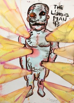 «Light Bulb Man» by Bjarne Melgaard