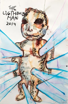 «Light Bulb Man» by Bjarne Melgaard