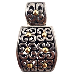 Pendentif BJC Samuel Benham en argent sterling et or jaune 18 carats #19069