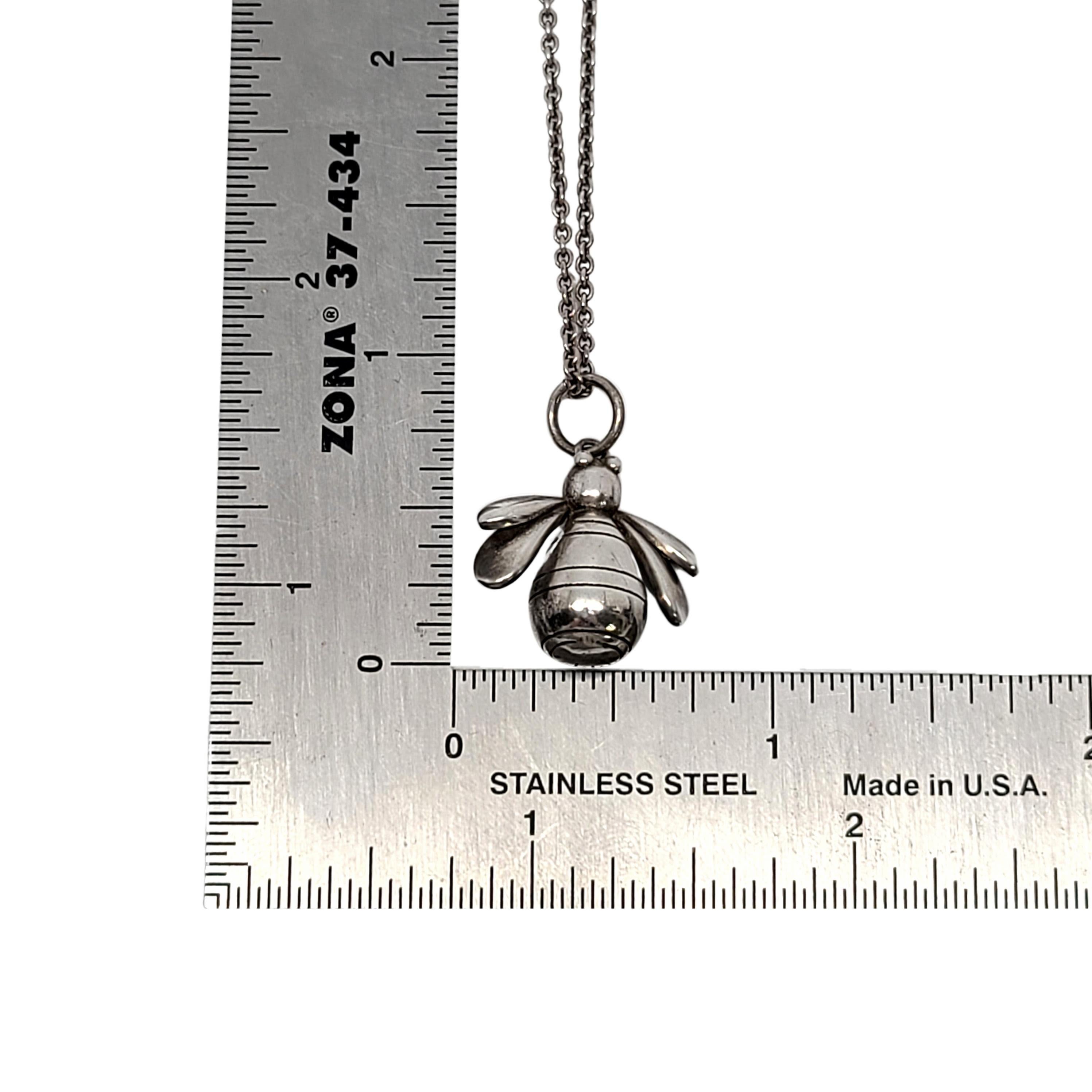 BJC Samuel Benham Sterlingsilber Halskette mit Hummel-Anhänger 6