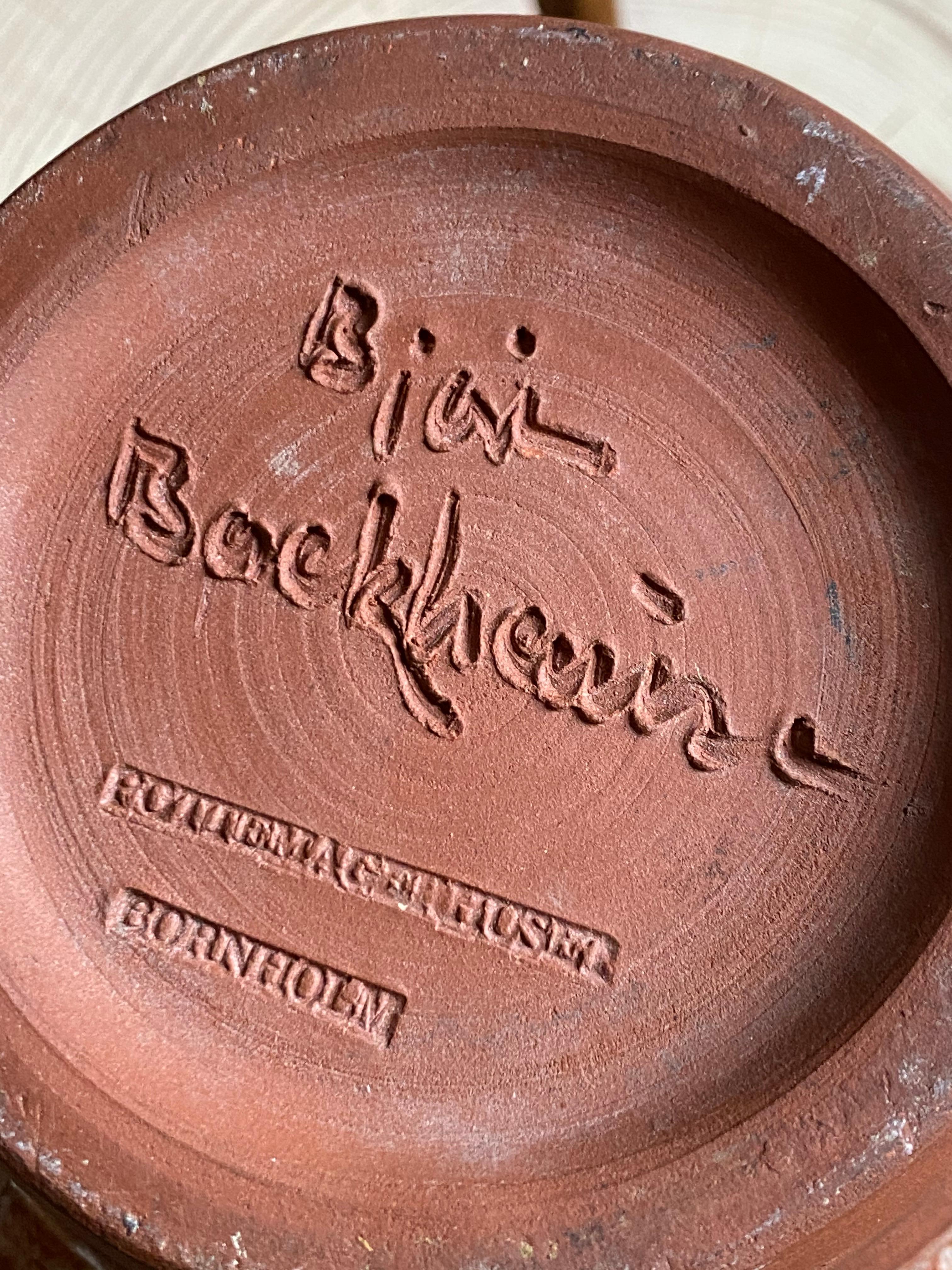 Mid-20th Century Björn Backhausen, Vase, Glazed Stoneware, Denmark, 1960s