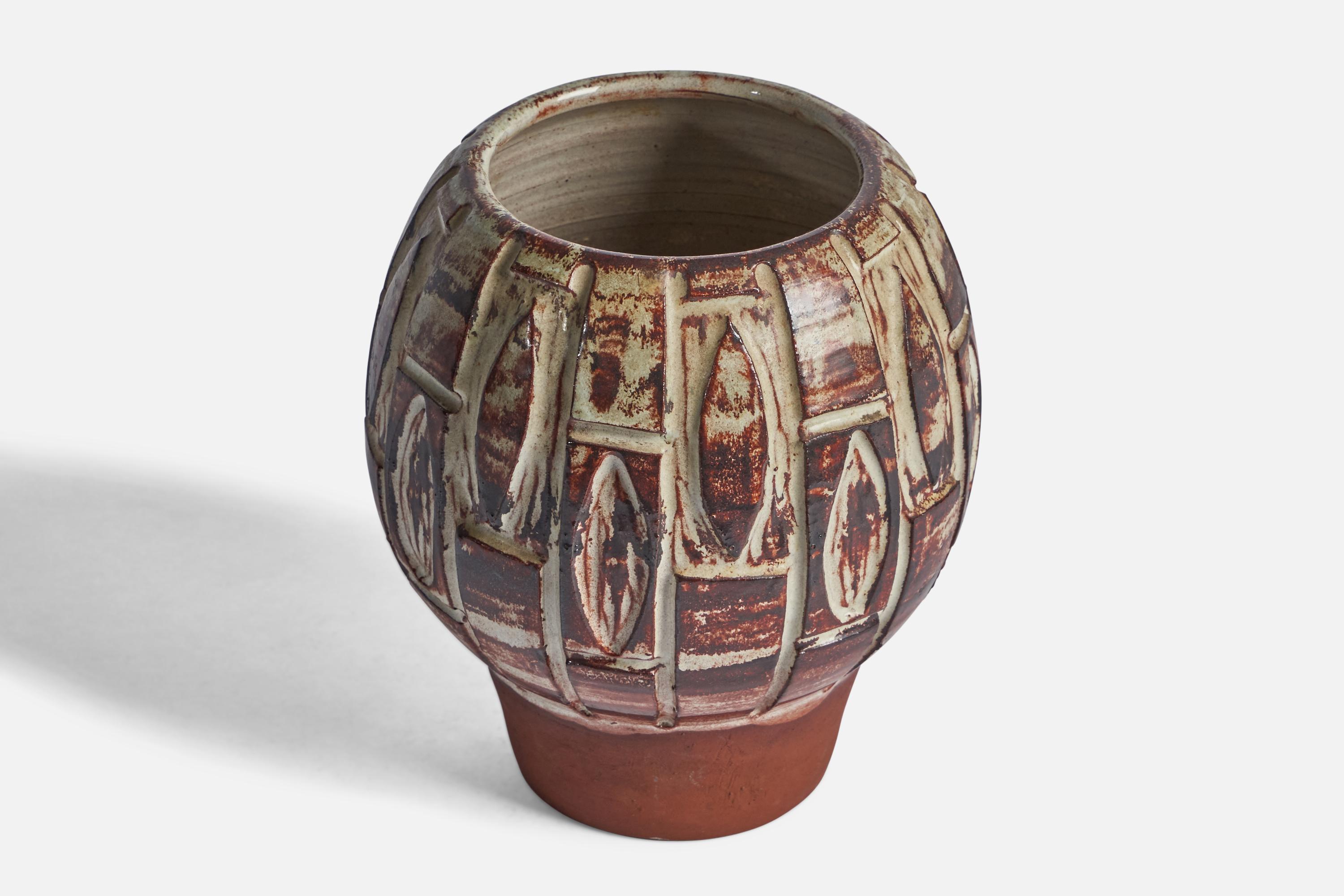 Mid-Century moderno Björn Backhausen, Vaso, Gres, Danimarca, anni '60 in vendita