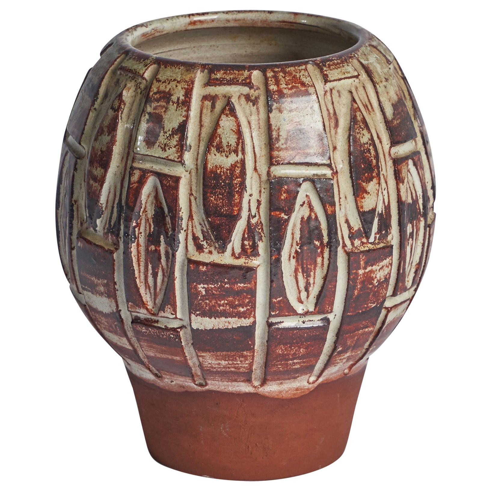 Björn Backhausen, Vase, Stoneware, Denmark, 1960s