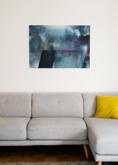 Peinture « Bleeding Edge », acrylique sur métal