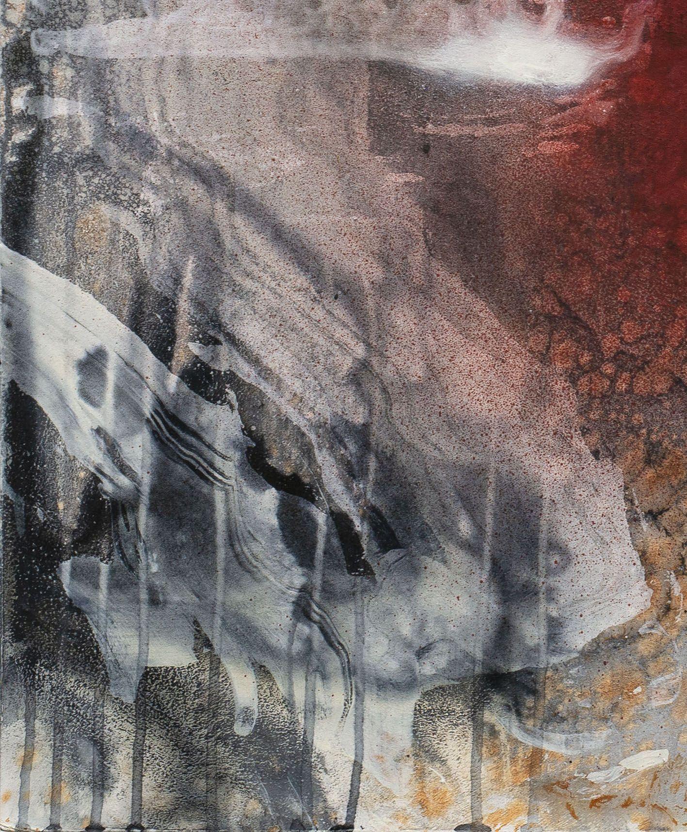 Corta el silencio, Pintura, Acrílico sobre metal en venta 1