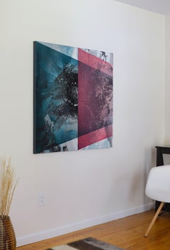 Oeil, peinture, acrylique sur toile