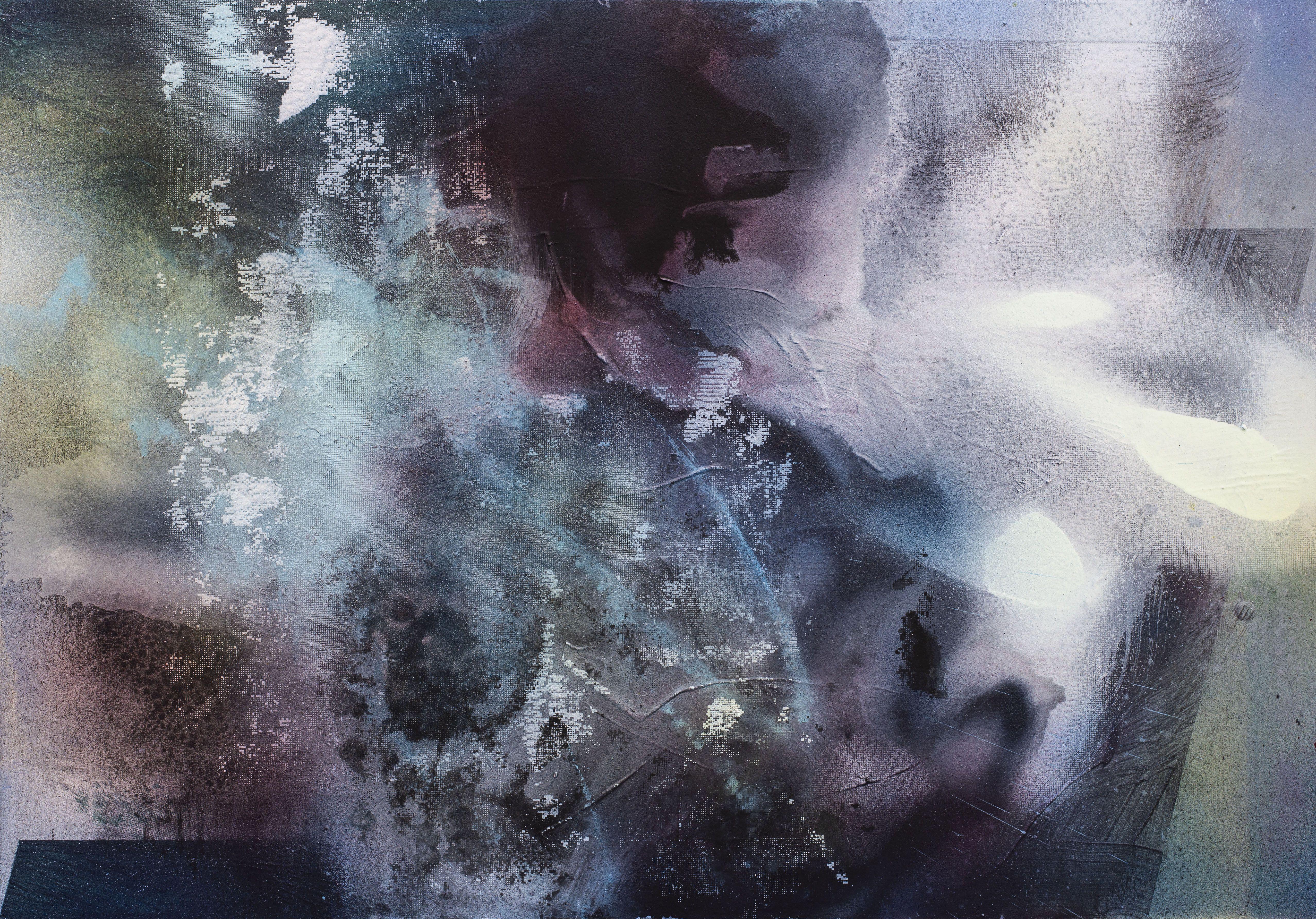 Pulsar, Pintura, Acrílico sobre metal - Painting de Bjorn Bauer