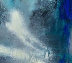 Wasserpark, Gemälde, Acryl auf Metall